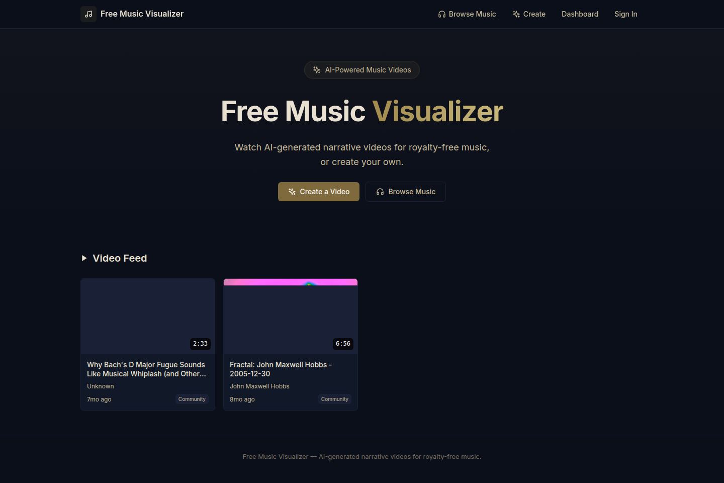 Free Music Visualizer