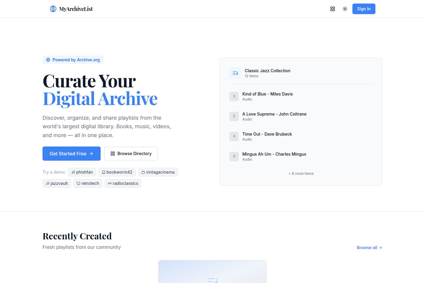 MyArchiveList