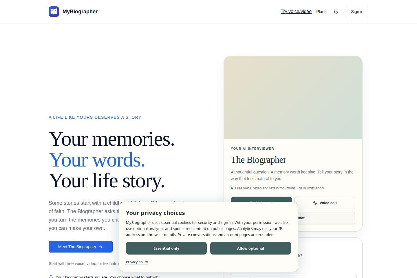 MyBiographer
