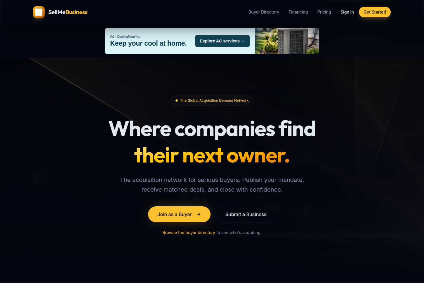 Sell Me Business