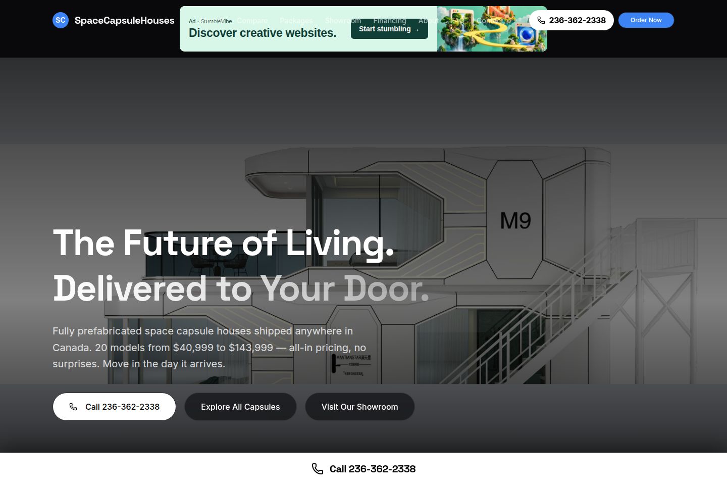 Space Capsule Houses